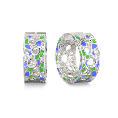 Pendientes de Burbujas de plata