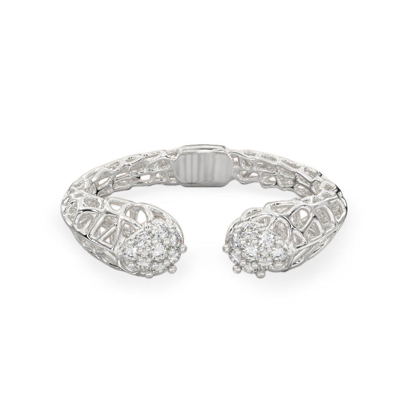 Acropora Coral Ring From White Gold2