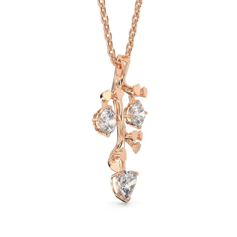 Branch Pendant from Rose Gold2