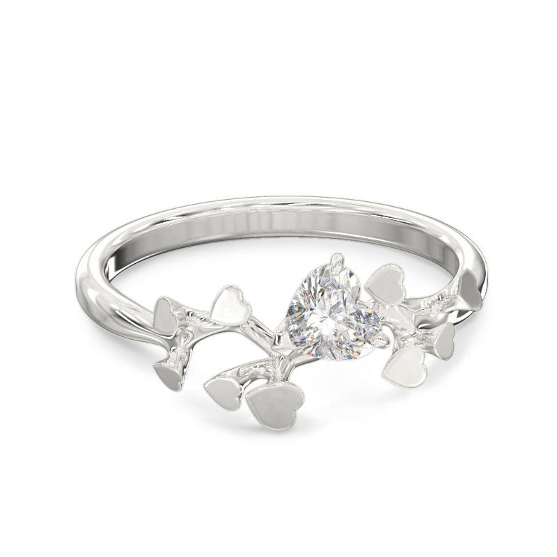 Branch White Gold Ring2