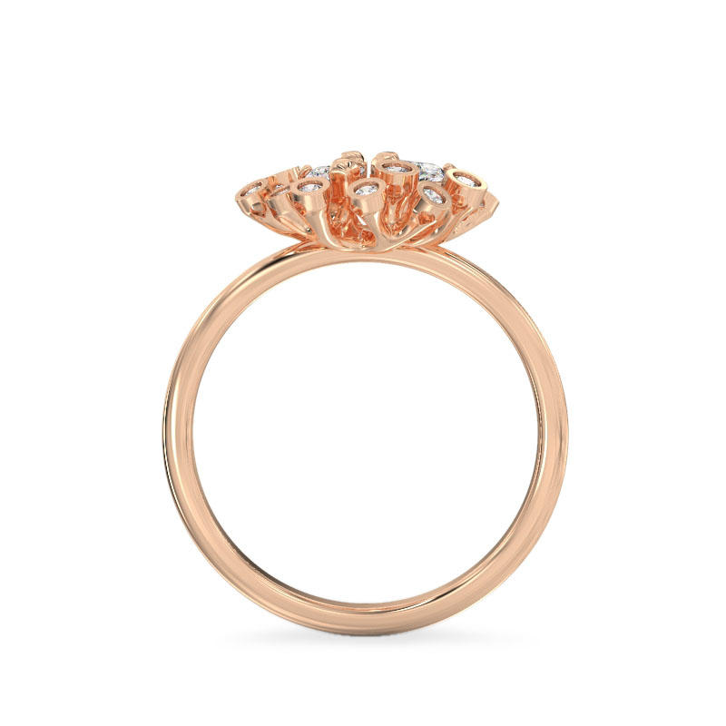 Chrysanthemum Rose Gold Ring3