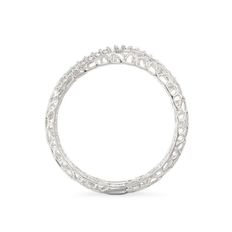 Coral Dream Ring From White Gold3