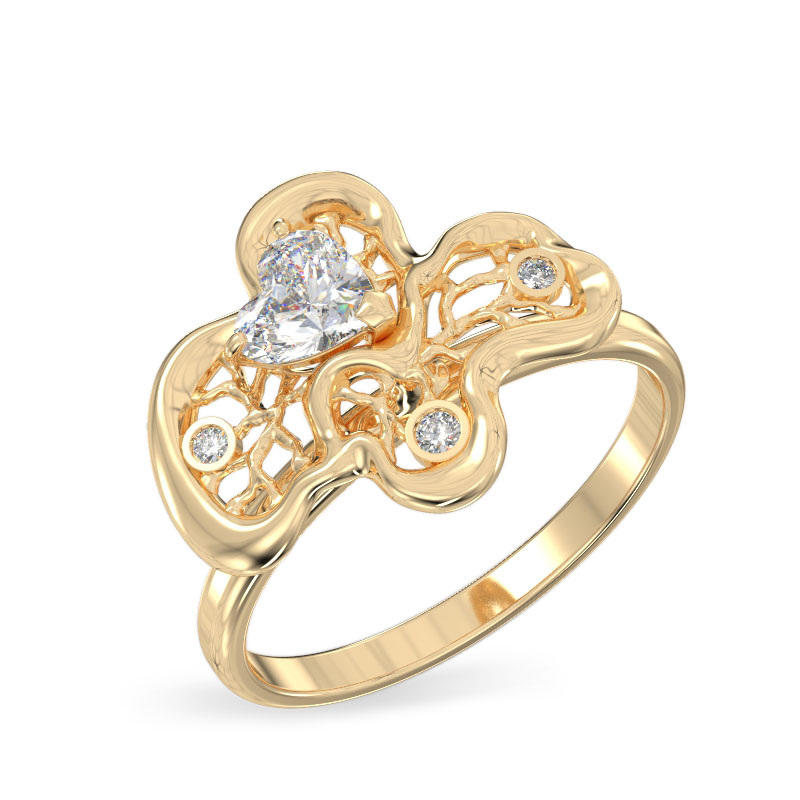 Corylus Yellow Gold Ring1