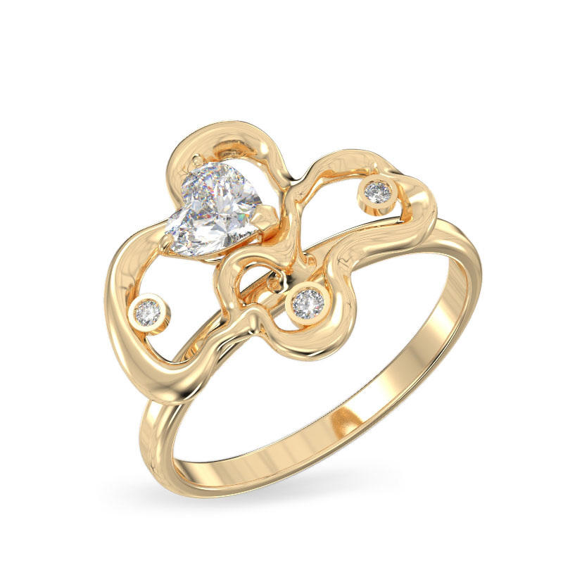 Corylus Yellow Gold Ring