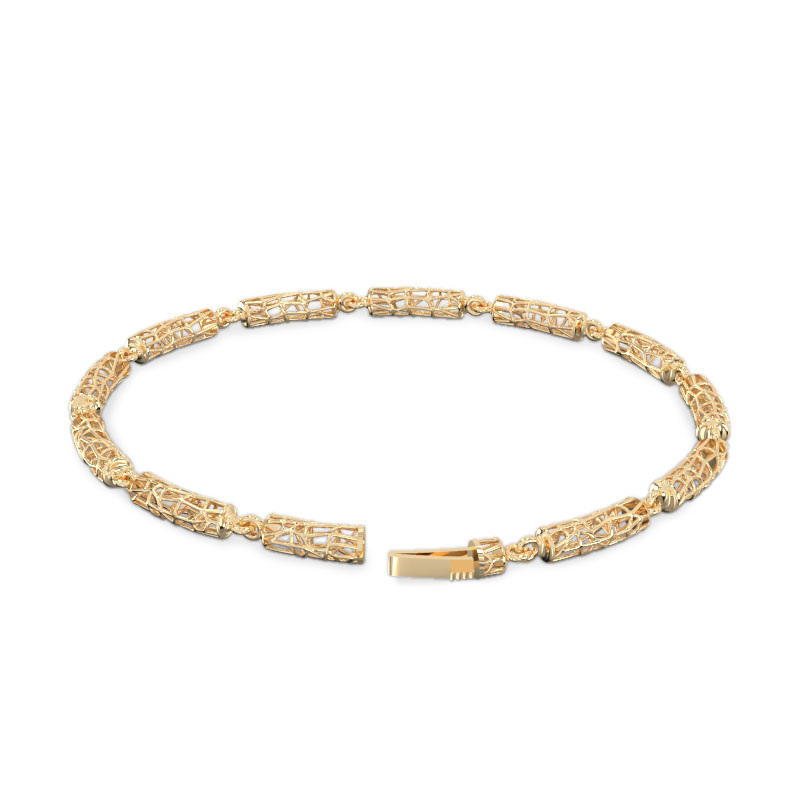 Exquisite Bracelet of Yellow Gold2