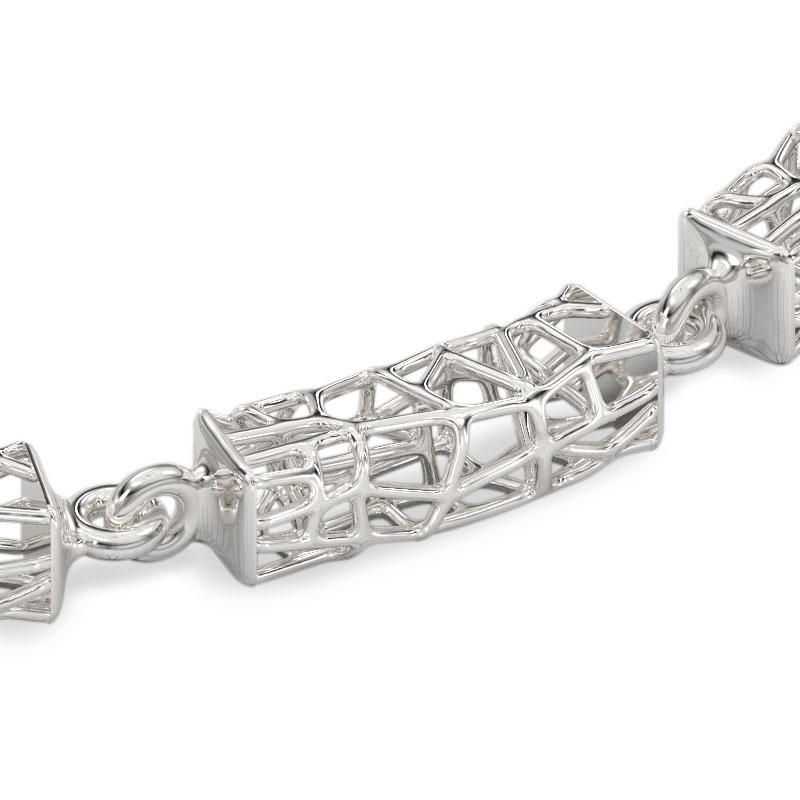 Exquisite Design Bracelet of White Gold2