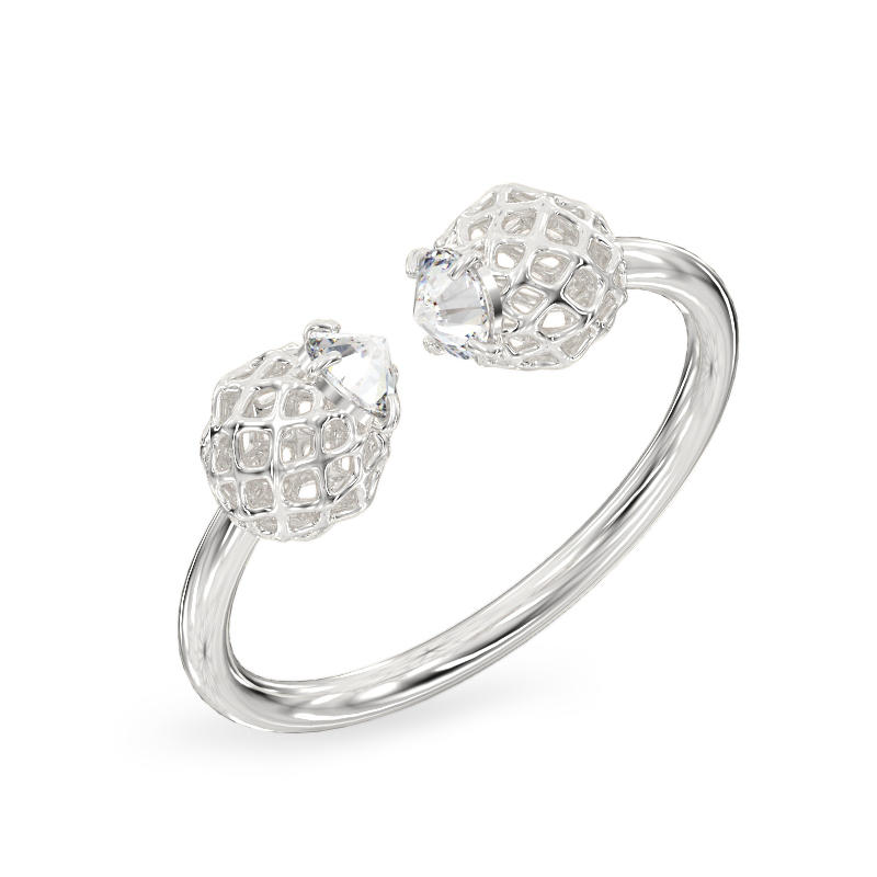Little Balls White Gold Ring