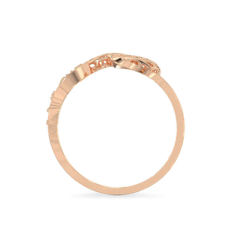 Open Heart Rose Gold Ring3