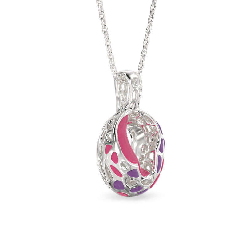 Purple Fantasy Silver Pendant 2