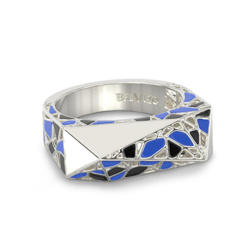 Spider Web Silver Ring 2