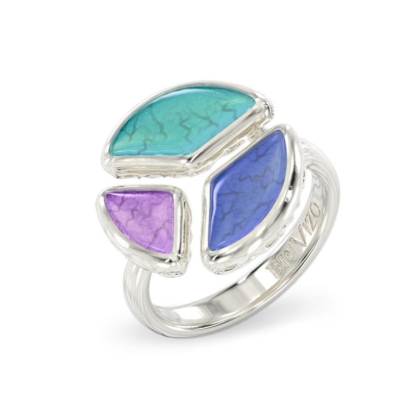 Three Sides Silver Ring